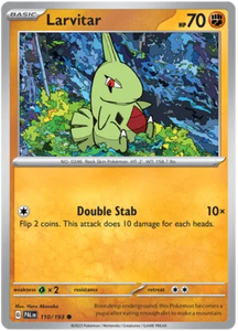 Pokemon Single Card - Scarlet & Violet Paldea Evolved 110/193 Larvitar Common Pack Fresh