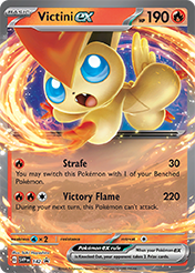 Pokemon Single Card - Scarlet & Violet Promo - SVP142 Victini ex Near Mint