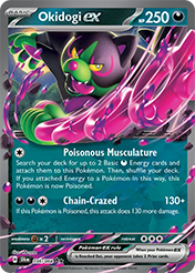 Pokemon Single Card - Scarlet & Violet Shrouded Fable - 036/064 Okidogi ex Pack Fresh