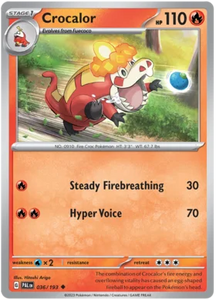 Pokemon Single Card - Scarlet & Violet Paldea Evolved 036/193 Crocalor Uncommon Pack Fresh