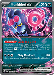 Pokemon Single Card - Scarlet & Violet Shrouded Fable - 037/064 Munkidori ex Pack Fresh