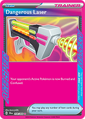 Pokemon Single Card - Scarlet & Violet Shrouded Fable - 058/064 Dangerous Laser Pack Fresh