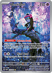 Pokemon Single Card - Scarlet & Violet Shrouded Fable - 072/064 Munkidori Pack Fresh