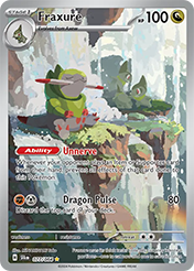 Pokemon Single Card - Scarlet & Violet Shrouded Fable - 077/064 Fraxure Pack Fresh