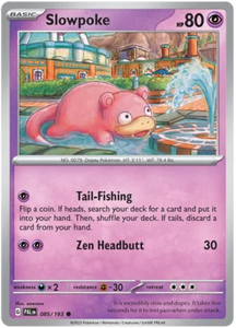 Pokemon Single Card - Scarlet & Violet Paldea Evolved 085/193 Slowpoke Common Pack Fresh