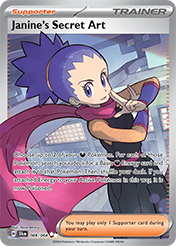 Pokemon Single Card - Scarlet & Violet Shrouded Fable - 088/064 Janine's Secret Art Pack Fresh