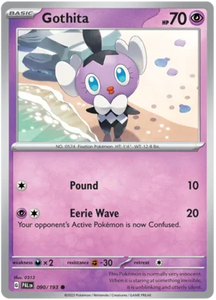 Pokemon Single Card - Scarlet & Violet Paldea Evolved 090/193 Gothita Common Pack Fresh