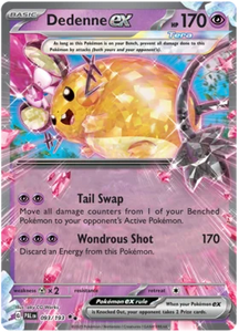 Pokemon Single Card - Scarlet & Violet Paldea Evolved 093/193 Dedenne ex Pack Fresh