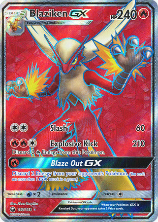 Pokemon Single Card - Celestial Storm 153/168 Blaziken GX Full Art Pack Fresh