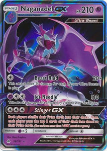 Pokemon Single Card - Forbidden Light 056/131 Naganadel GX Pack Fresh