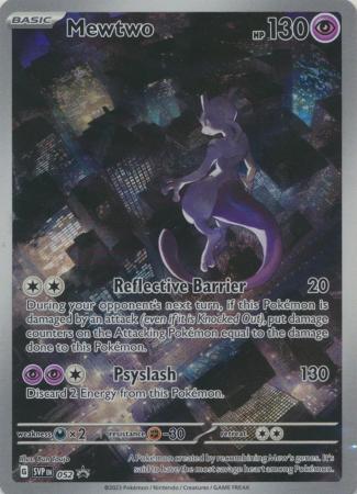 Pokemon Single Card - Scarlet & Violet Promo - SVP052 Mewtwo Full Art Pack Fresh Unsealed