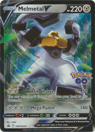 Pokemon Single Card - Sword & Shield Promo SWSH224 Melmetal V Pack Fresh