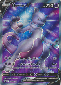 Pokemon Single Card - Pokemon GO Promo SWSH229 Mewtwo V Full Art Unsealed