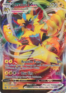 Pokemon Single Card - Sword & Shield Promo SWSH264 Zeraora Vmax Mint Condition