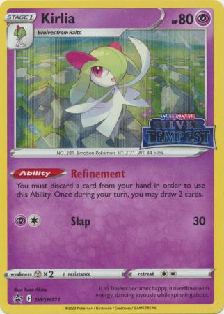 Pokemon Single Card - Sword & Shield Promo SWSH271 Kirlia Holo Mint Condition