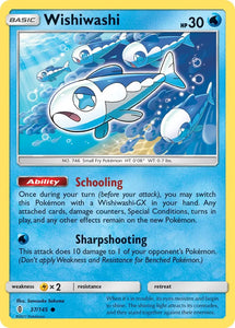 Pokemon Single Card - Guardian Rising 037/145 Wishiwashi Common Pack Fresh