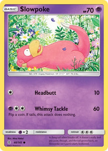 Pokemon Single Card - Guardian Rising 048/145 Slowpoke Common Pack Fresh