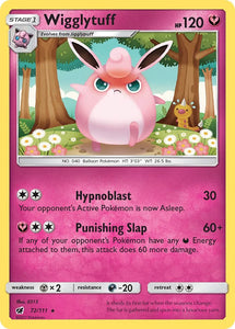 Pokemon Single Card - Crimson Invasion 072/111 Wigglytuff Rare Pack Fresh