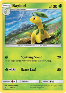 Pokemon Single Card - Lost Thunder 007/214 Bayleef Uncommon Pack Fresh