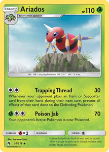 Pokemon Single Card - Lost Thunder 010/214 Ariados Uncommon Pack Fresh