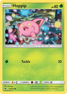 Pokemon Single Card - Lost Thunder 012/214 Hoppip Common Pack Fresh