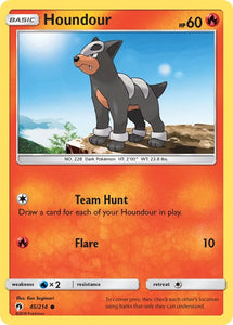 Pokemon Single Card - Lost Thunder 045/214 Houndour Common Pack Fresh