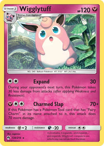 Pokemon Single Card - Lost Thunder 134/214 Wigglytuff Rare Pack Fresh