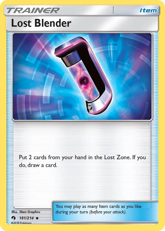 Pokemon Single Card - Lost Thunder 181/214 Lost Blender Uncommon Pack Fresh