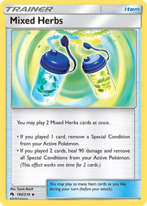 Pokemon Single Card - Lost Thunder 184/214 Mixed Herbs Uncommon Pack Fresh