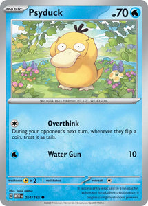 Pokemon Single Card - Scarlet & Violet 151 - 054/165 Psyduck Common Pack Fresh