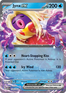 Pokemon Single Card - Scarlet & Violet 151 - 124/165 Jynx ex Pack Fresh