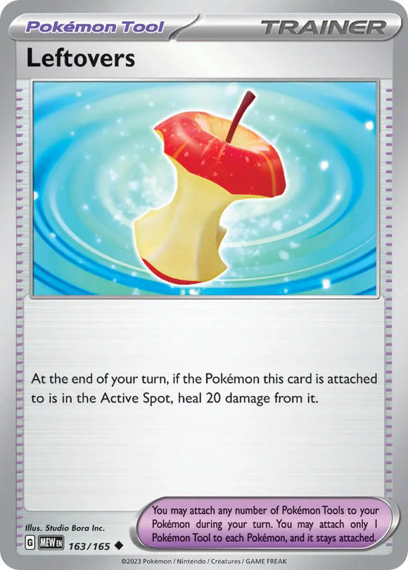 Pokemon Single Card - Scarlet & Violet 151 - 163/165 Leftovers Uncommon Pack Fresh