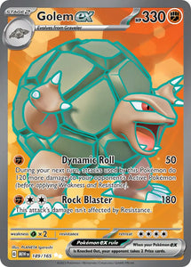 Pokemon Single Card - Scarlet & Violet 151 - 189/165 Golem ex Full Art Pack Fresh