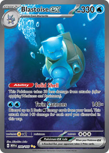 Pokemon Single Card - Scarlet & Violet 151 - 200/165 Blastoise ex Special Illustration Rare Pack Fresh