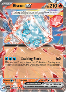 Pokemon Single Card - Scarlet & Violet Obsidian Flames 042/197 Eiscue ex Pack Fresh