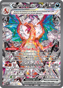 Pokemon Single Card - Scarlet & Violet Obsidian Flames 223/197 Charizard ex Special Illustration Rare Full Art Pack Fresh