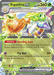 Pokemon Single Card - Scarlet & Violet Paldean Fates - 006/091 Espathra ex Pack Fresh