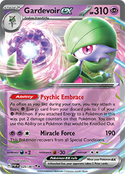 Pokemon Single Card - Scarlet & Violet Paldean Fates - 029/091 Gardevoir ex Pack Fresh