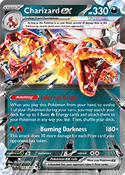 Pokemon Single Card - Scarlet & Violet Paldean Fates - 054/091 Charizard ex Pack Fresh