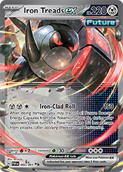 Pokemon Single Card - Scarlet & Violet Paldean Fates - 066/091  Iron Treads ex Pack Fresh