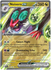 Pokemon Single Card - Scarlet & Violet Paldean Fates - 069/091  Noivern ex Pack Fresh