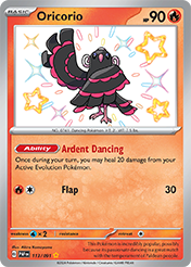 Pokemon Single Card - Scarlet & Violet Paldean Fates - 113/091 Oricorio Pack Fresh