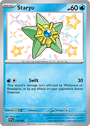 Pokemon Single Card - Scarlet & Violet Paldean Fates - 118/091 Staryu Pack Fresh