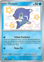 Pokemon Single Card - Scarlet & Violet Paldean Fates - 123/091 Finizen Pack Fresh