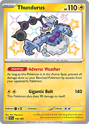 Pokemon Single Card - Scarlet & Violet Paldean Fates - 139/091 Thundurus Pack Fresh