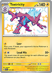 Pokemon Single Card - Scarlet & Violet Paldean Fates - 141/091 Toxtricity Pack Fresh