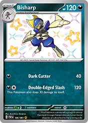 Pokemon Single Card - Scarlet & Violet Paldean Fates - 186/091 Bisharp Pack Fresh