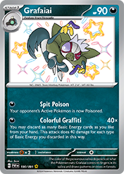 Pokemon Single Card - Scarlet & Violet Paldean Fates - 190/091 Grafaiai Pack Fresh