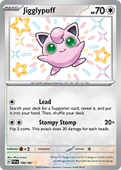 Pokemon Single Card - Scarlet & Violet Paldean Fates - 198/091 Jigglypuff Pack Fresh