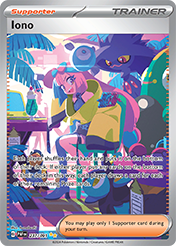 Pokemon Single Card - Scarlet & Violet Paldean Fates - 237/091 Iono Pack Fresh